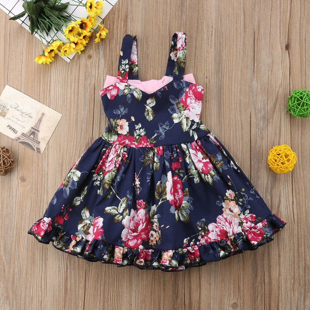 Flower Girl Princess Dress Kid Baby Party
