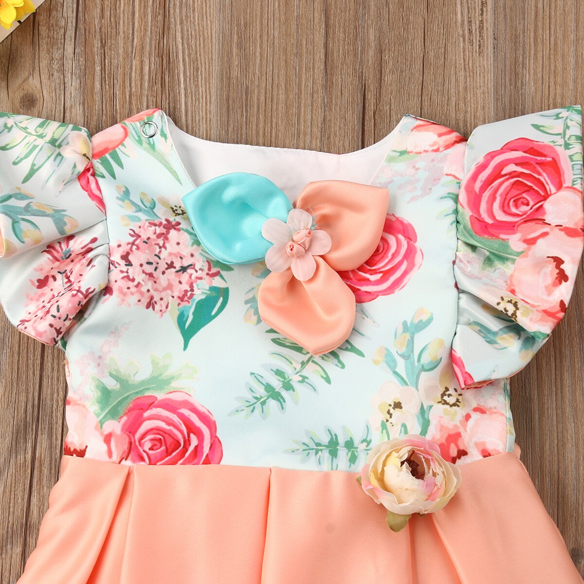 Flower Girl Princess Dress Baby Kid Party
