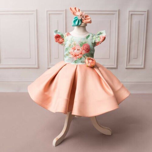 Flower Girl Princess Dress Baby Kid Party