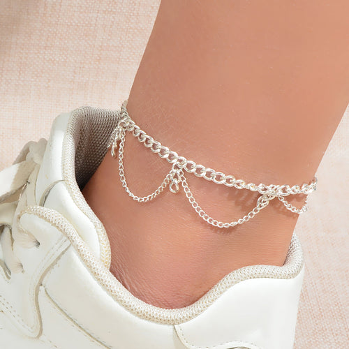 New Style Chain Anklet Trendy Handcrafted Beach Ankel Foot Jewellery