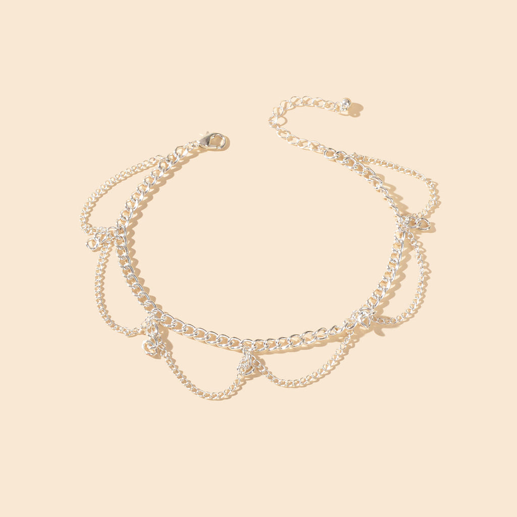 New Style Chain Anklet Trendy Handcrafted Beach Ankel Foot Jewellery