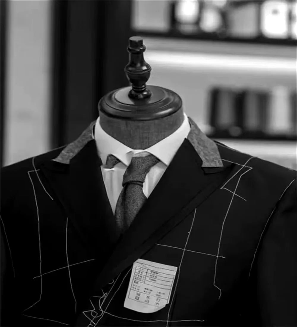 Navy Men Tuxedos Tailcoat Formal Dress Suits Swallow Tail Coat Male Jacket Vest Pants Party Wedding Suit Dance Magic Performance