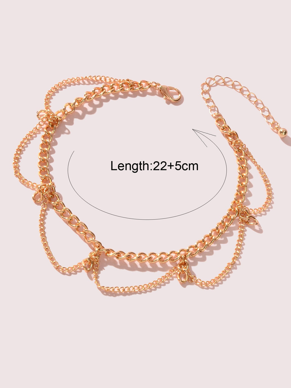 New Style Chain Anklet Trendy Handcrafted Beach Ankel Foot Jewellery