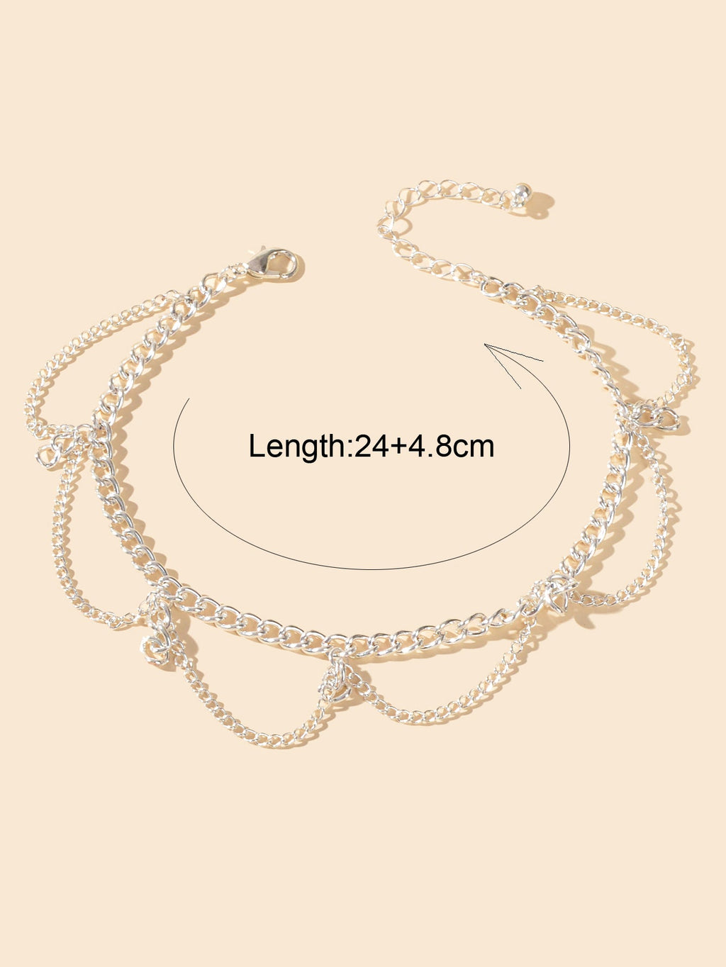 New Style Chain Anklet Trendy Handcrafted Beach Ankel Foot Jewellery