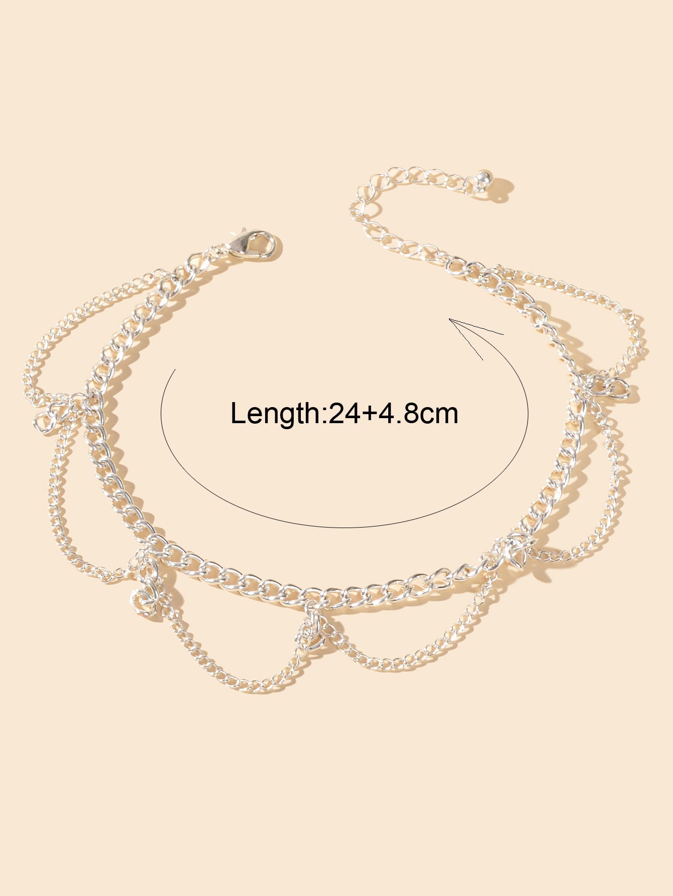 New Style Chain Anklet Trendy Handcrafted Beach Ankel Foot Jewellery