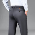 2026 New Summer Thin Embroidery Suit Pants Men Straight Classic Business Work Grey Long Formal Trousers Male Plus Size 29-40 42