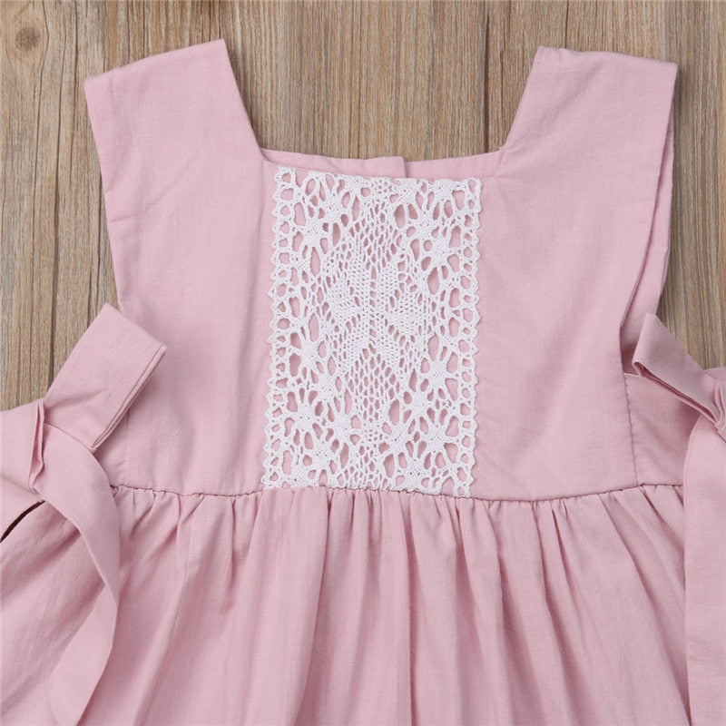 Cute Flower Kids Baby Girl Princess Dress