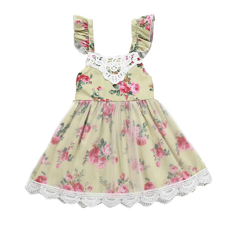 Flower Girls Dress Kids Tutu Pageant Wedding Party