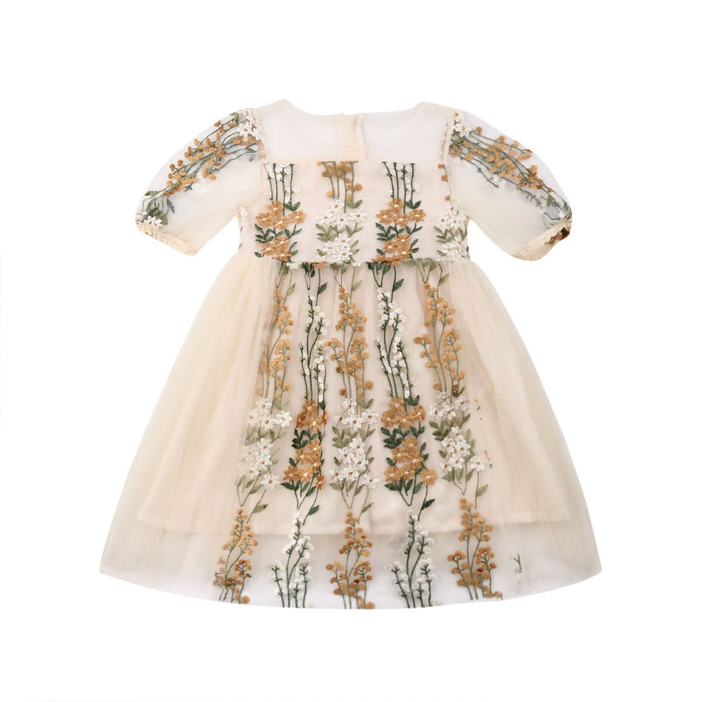 Formal Kids Baby Girl Princess Dress Flower
