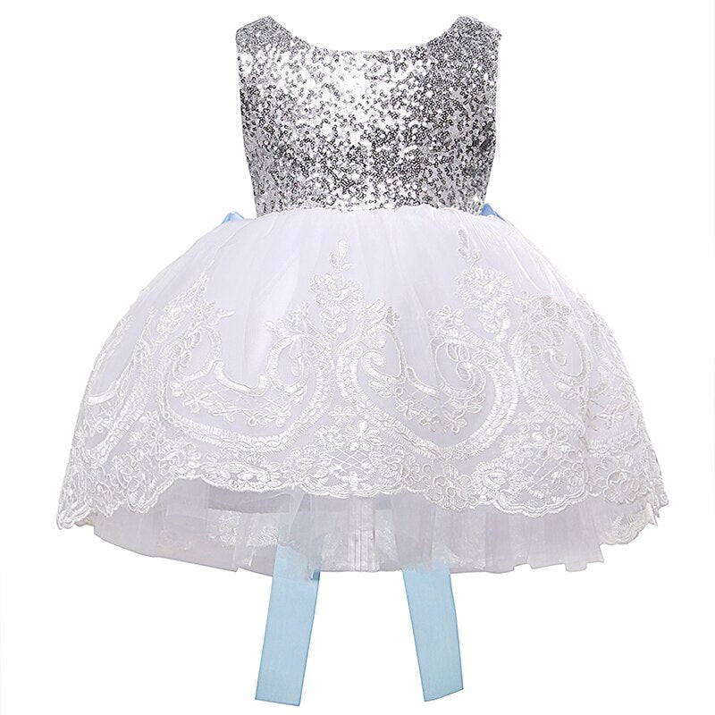 New Fashion Sequin Flower Girl Dress Party