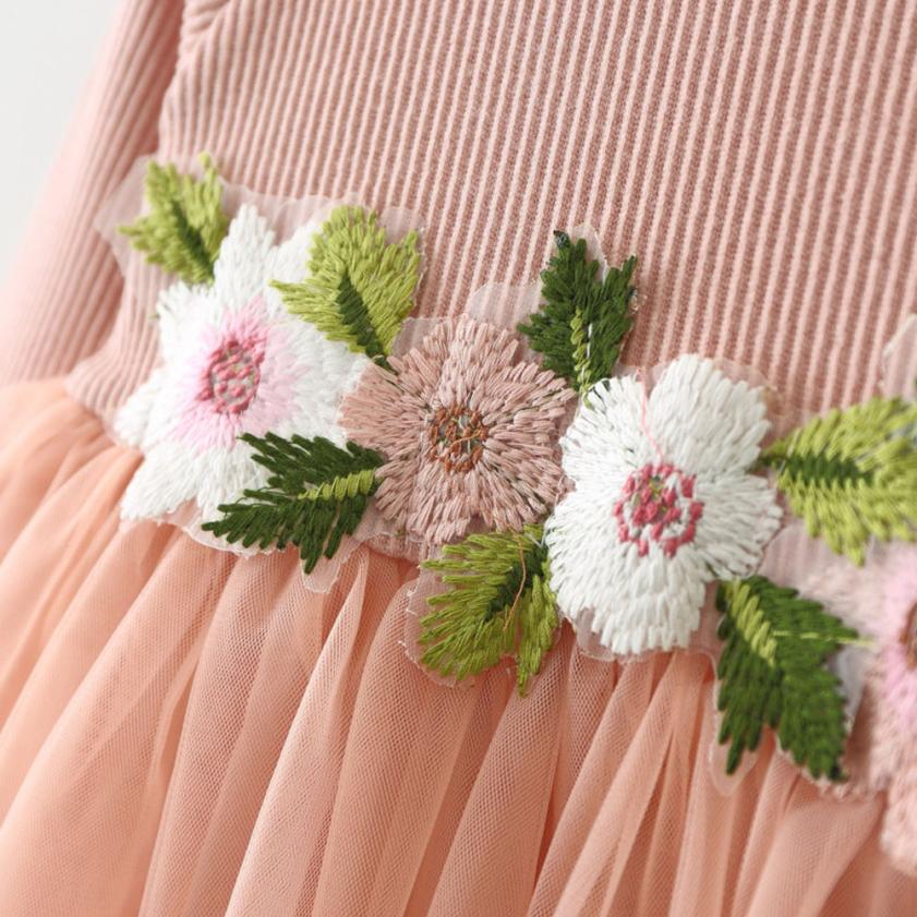 Newborn Baby Girl Dress Flower Baby