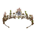 Vineyard Queen Luxe Tiara | Royalty Crown Party or Bridal Hair Accessory