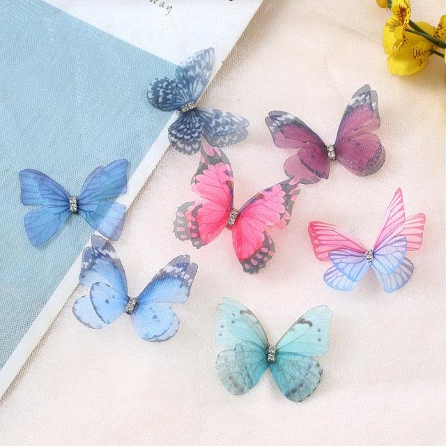 Candy Color Fashion Butterfly Hair Clips for Women Baby Girl Kids Barrette Wedding Hairpins Hair Accessories Hairclip Ornaments Gorgeous Hair Accessories For Women