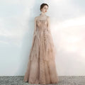 Champagne Tulle Toast Dress Female Wedding Gown