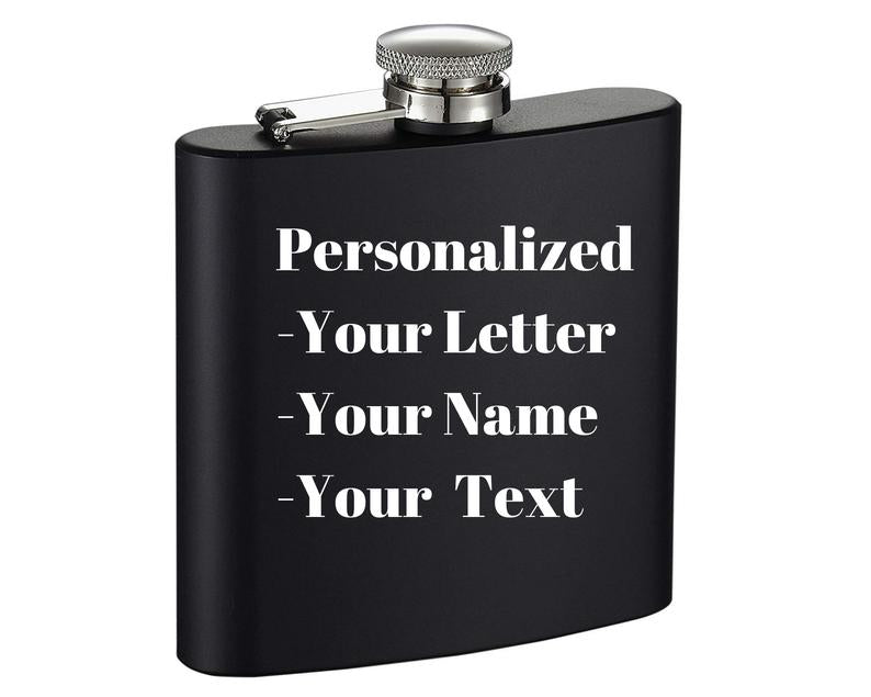 Bachelor Party Gift, Custom Flask Set, Wedding Flask Set