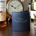 bridal shower | engagement gift | name on flask | wedding party gift