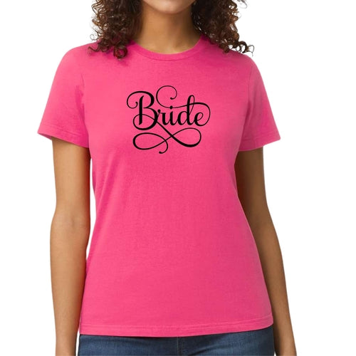 Womens Graphic T-shirt Bride Accessories - Wedding