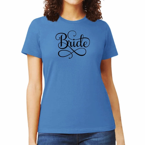 Womens Graphic T-shirt Bride Accessories - Wedding