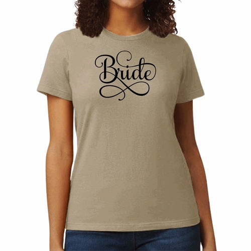 Womens Graphic T-shirt Bride Accessories - Wedding