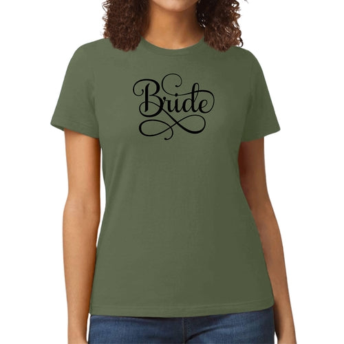 Womens Graphic T-shirt Bride Accessories - Wedding