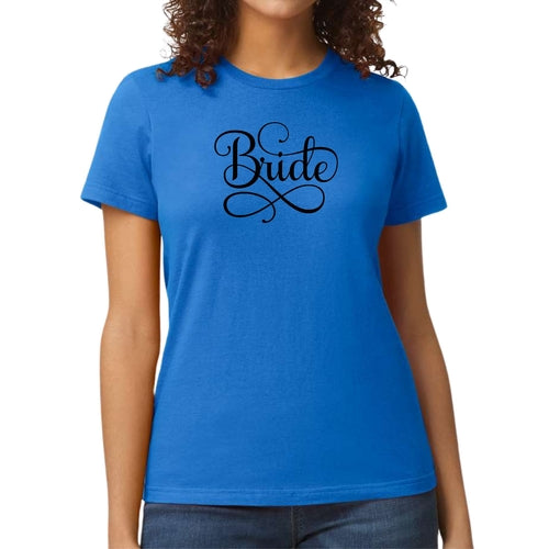 Womens Graphic T-shirt Bride Accessories - Wedding